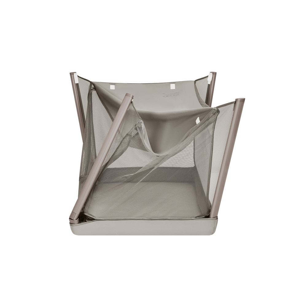 Lionelo Mila - дорожнє ліжечко 2 в 1 з матрацом 4 см • Beige Taupe