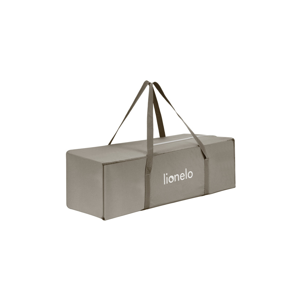Lionelo Mila - дорожнє ліжечко 2 в 1 з матрацом 4 см • Beige Taupe