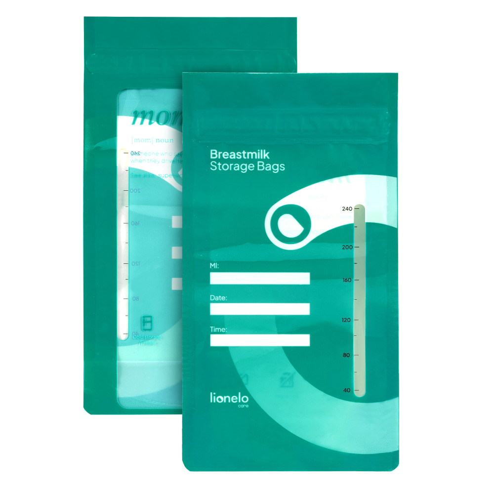 Lionelo Milky Bags - 30 пакетів по 240 мл для зберігання грудного молока Lionelo Milky Bags - 30 пакетів по 240 мл для зберігання грудного молока