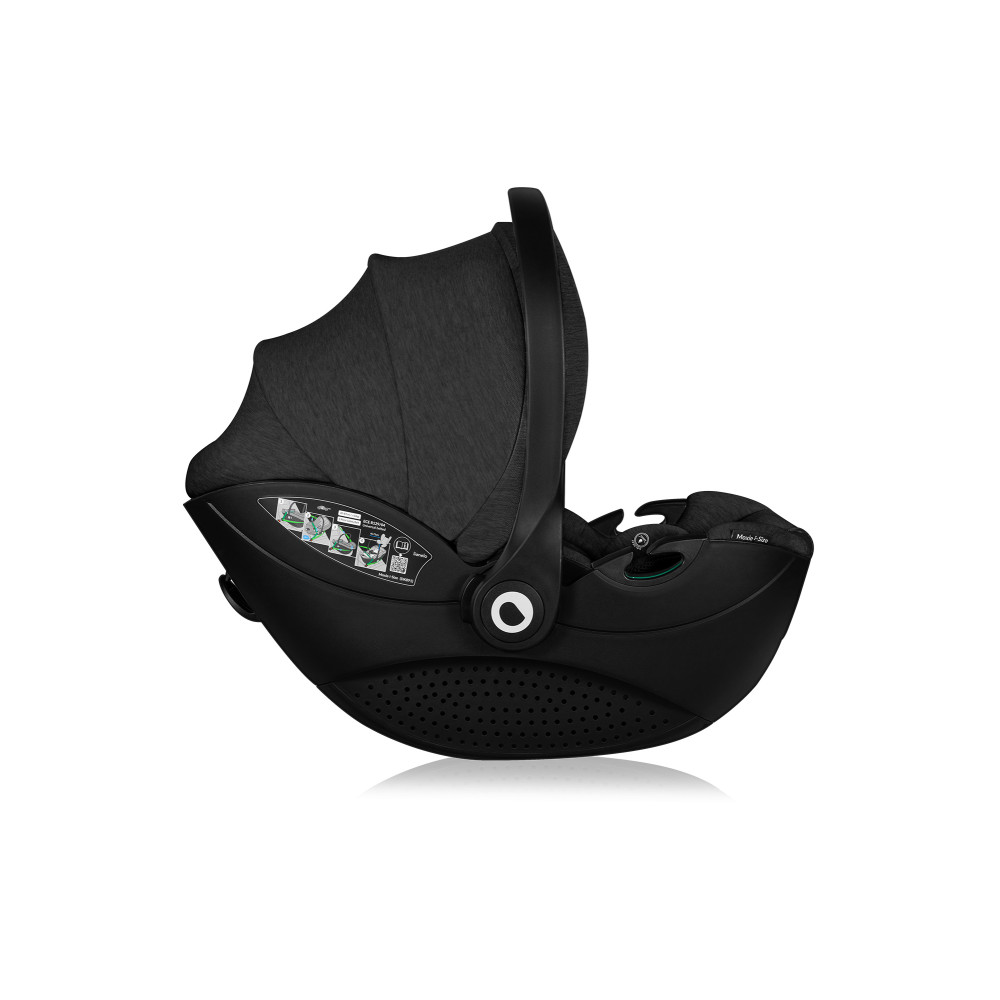 Lionelo Moxie i-Size - автокрісло для новонароджених (40-87 см) • Black Carbon