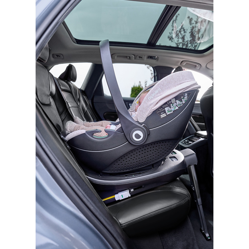 Lionelo Moxie i-Size Set - автокрісло для новонароджених з базою ISOFIX • Beige Sand