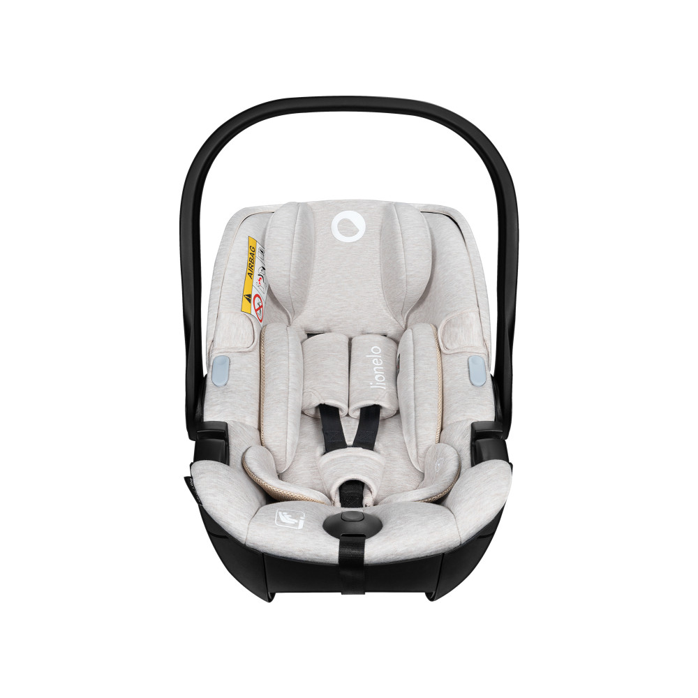 Lionelo Moxie i-Size Set - автокрісло для новонароджених з базою ISOFIX • Beige Sand