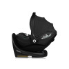 Lionelo Moxie i-Size Set - автокрісло для новонароджених з базою ISOFIX • Black Carbon