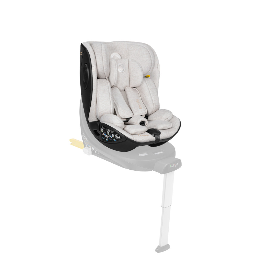 Lionelo Moxie Next i-Size - автокрісло для дитини (0-4 років / 40-105 см) • Beige Sand