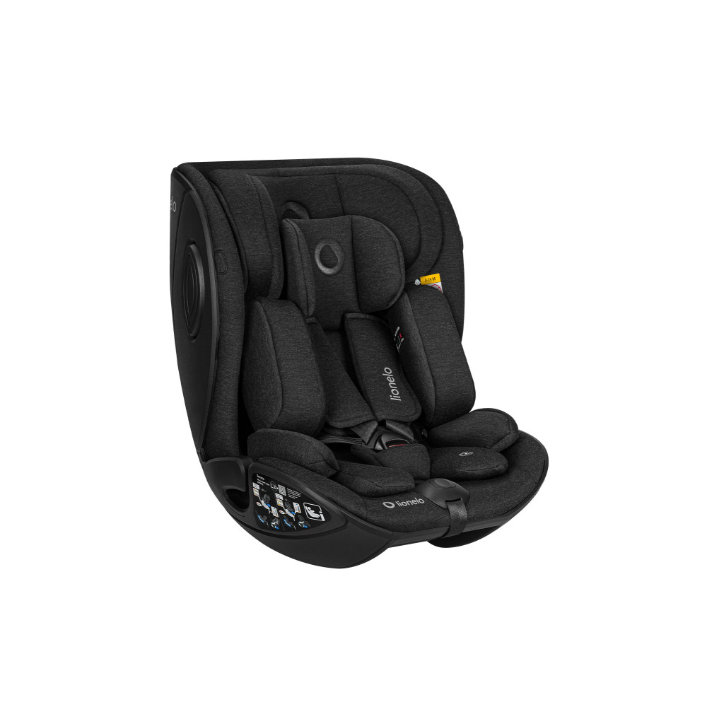 Lionelo Moxie Next i-Size - автокрісло для дитини (0-4 років / 40-105 см) • Black Carbon
