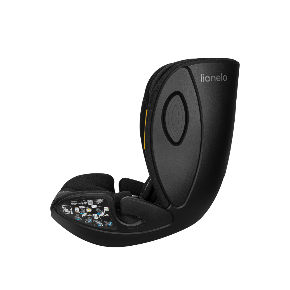 Lionelo Moxie Next i-Size - автокрісло для дитини (0-4 років / 40-105 см) • Black Carbon