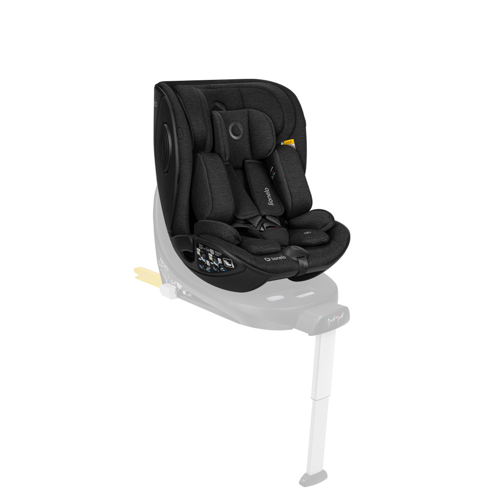 Lionelo Moxie Next i-Size - автокрісло для дитини (0-4 років / 40-105 см) • Black Carbon