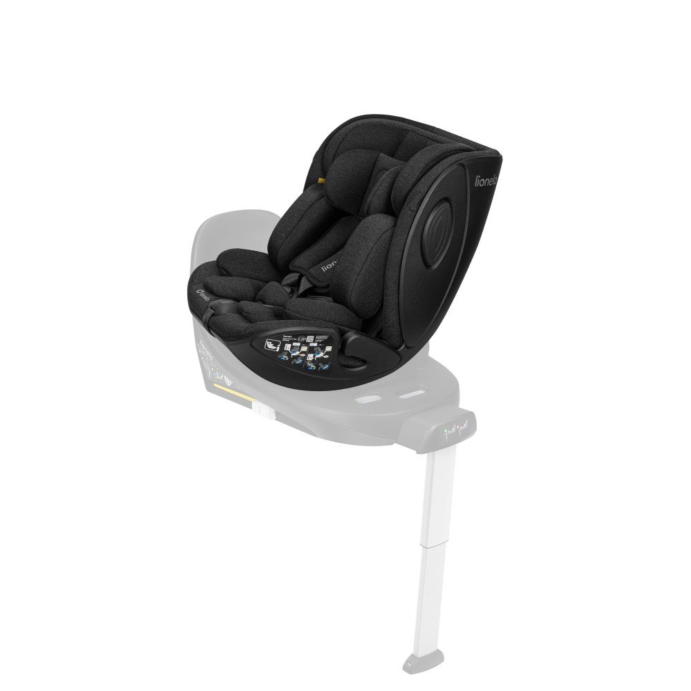 Lionelo Moxie Next i-Size - автокрісло для дитини (0-4 років / 40-105 см) • Black Carbon