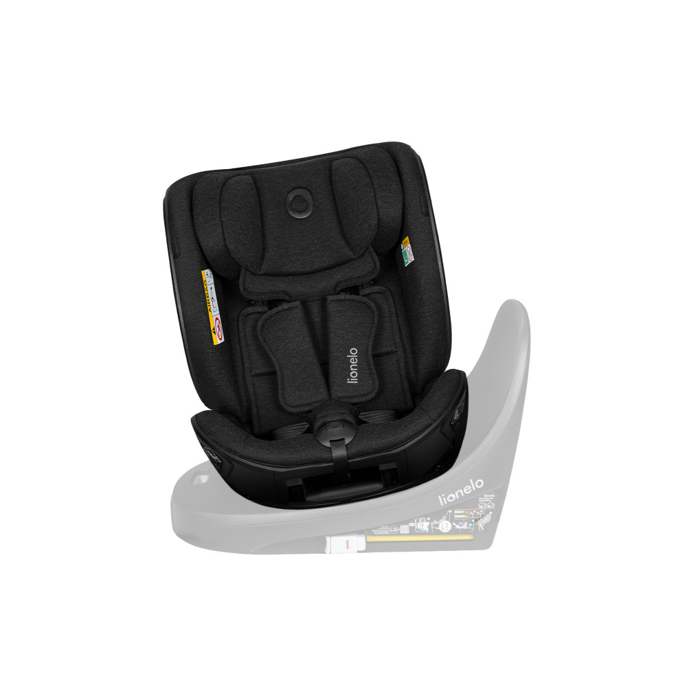 Lionelo Moxie Next i-Size - автокрісло для дитини (0-4 років / 40-105 см) • Black Carbon