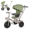 Tilly Flash T-3812 - дитячий триколісний велосипед з батьківською ручкою та поворотним сидінням • Green Tilly Flash T-3812 - дитячий триколісний велосипед з батьківською ручкою та поворотним сидінням • Green