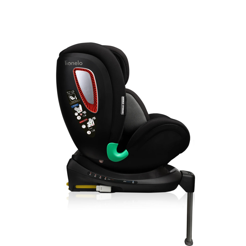 Lionelo Antoon Plus i-Size - поворотне автокрісло для дитини (0 - 48 місяців / 40 - 105 см) • Black Onyx Lionelo Antoon Plus i-Size - поворотне автокрісло для дитини (0 - 48 місяців / 40 - 105 см) • Black Onyx