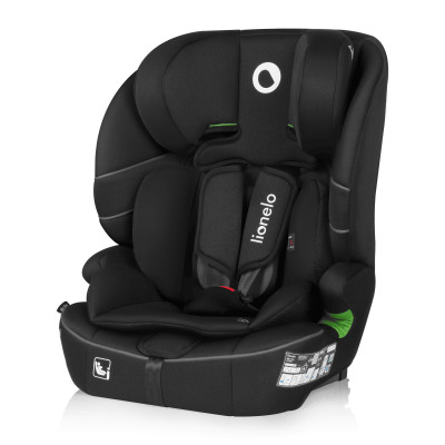 Lionelo Billy i-Size - автокресло для ребенка (76-150 см), система крепления Isofix и TopTether или автомобильный ремень • Black Carbon