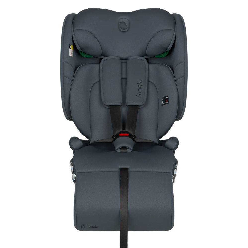 Lionelo Nelly i-Size - складное детское автокресло, крепление ISOFIX и Top Tether • Grey Graphite