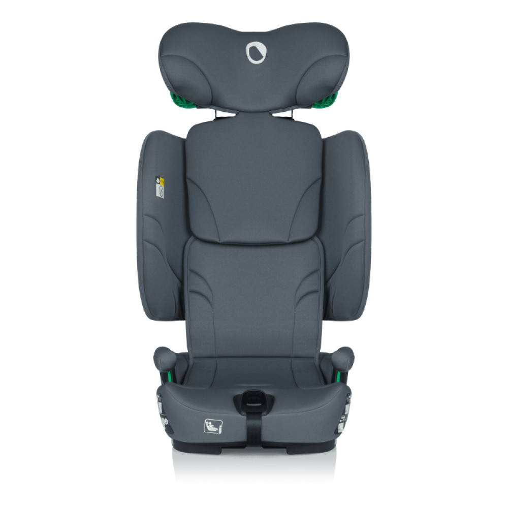 Lionelo Nelly i-Size - складное детское автокресло, крепление ISOFIX и Top Tether • Grey Graphite