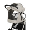 Lionelo Cloe Plus - прогулянкова коляска з автоматичним складанням, компактний візок • Beige Sand