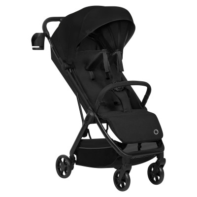 Lionelo Julie Air - прогулянкова коляска з автоматичним складанням, компактний візок • Black Onyx