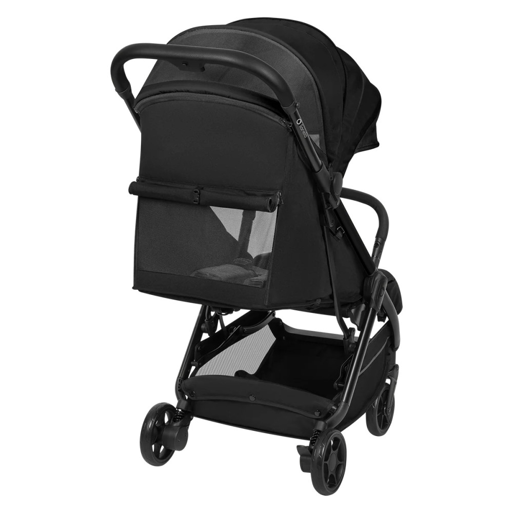 Lionelo Julie Air - прогулянкова коляска з автоматичним складанням, компактний візок • Black Onyx