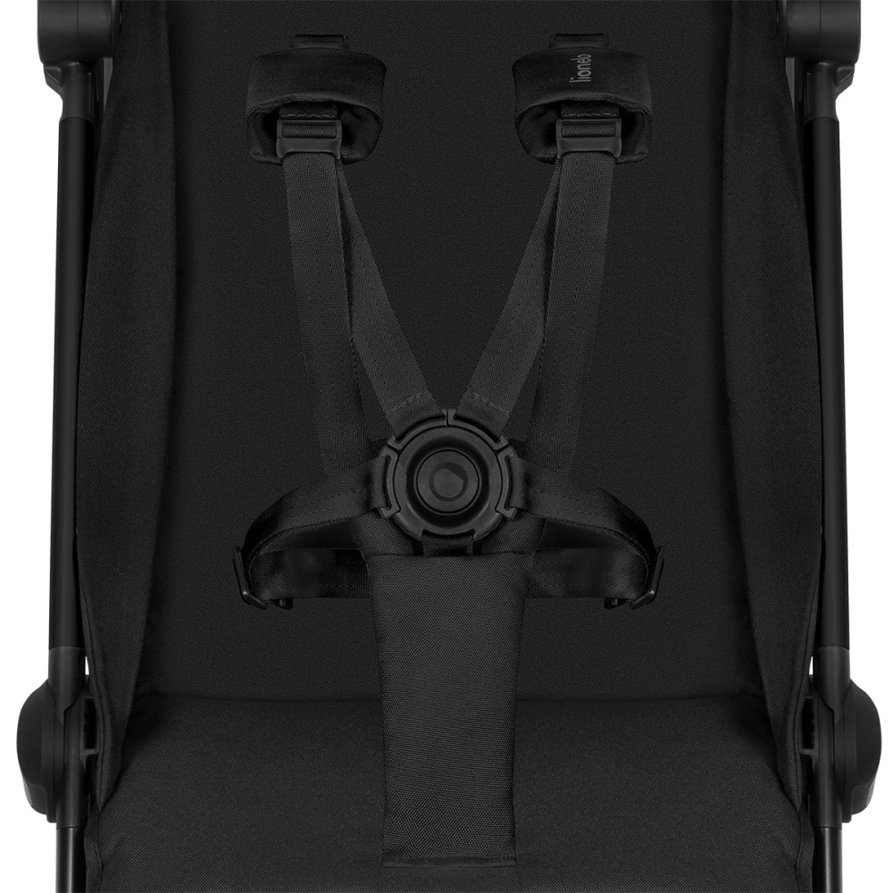 Lionelo Julie Air - прогулянкова коляска з автоматичним складанням, компактний візок • Black Onyx