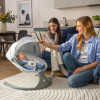 Kinderkraft Lumi 2 - електричний шезлонг-гойдалка з таймером, мелодіями, пультом і панеллю управління • Dark Grey (KBLUMI02DGR0000)