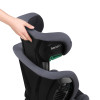 Lionelo Igo i-Size - автокрісло для дітей (від 3 до 12 років / 100 - 150 см), трансформується в бустер, додатковий бічний захист • Grey Graphite