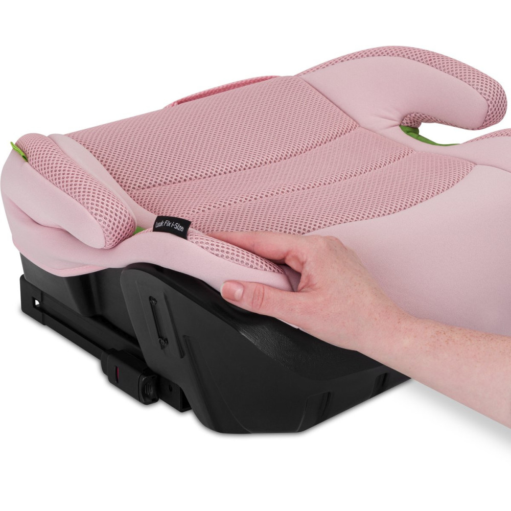 Lionelo Luuk Fix i-Size - бустер для дітей (125 - 150 см) • Pink Baby Lionelo Luuk Fix i-Size - бустер для дітей (125 - 150 см) • Pink Baby