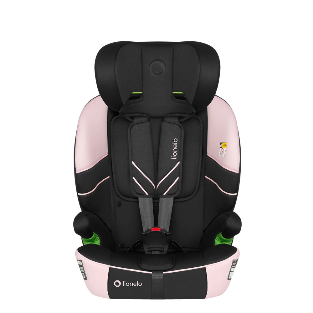 Lionelo Levi Fix i-Size - автокресло для ребенка (76-150 см) • Pink Baby
