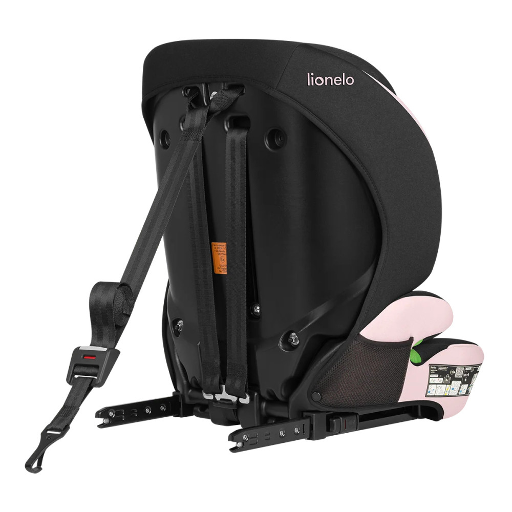 Lionelo Levi Fix i-Size - автокресло для ребенка (76-150 см) • Pink Baby