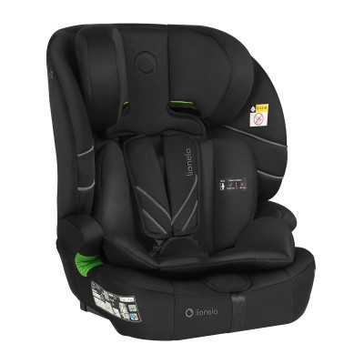 Lionelo Levi Fix i-Size - автокресло для ребенка (76-150 см) • Black Carbon