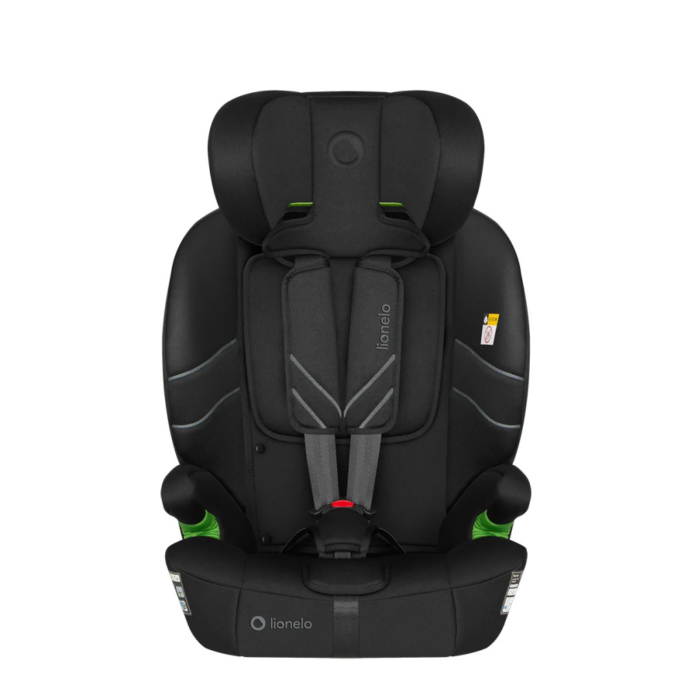 Lionelo Levi Fix i-Size - автокресло для ребенка (76-150 см) • Black Carbon