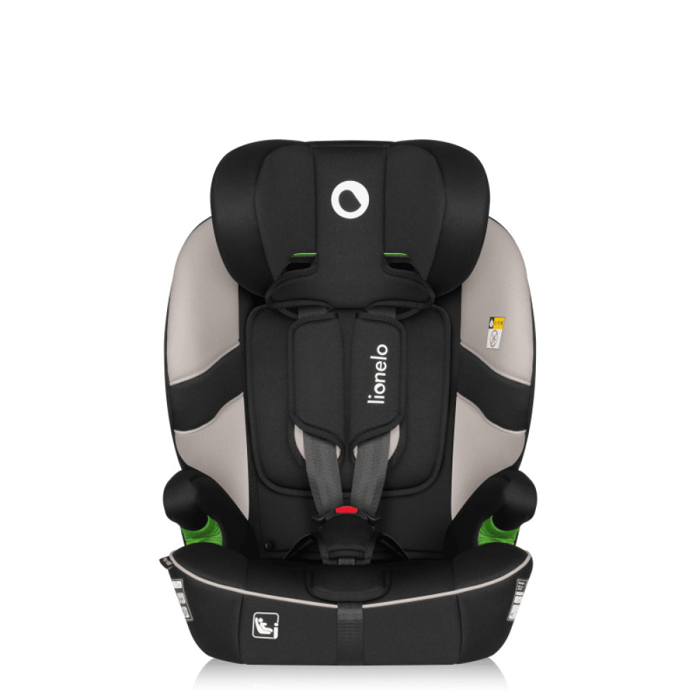 Lionelo Billy i-Size - автокрісло для дитини (76-150 см), система кріплення Isofix та TopTether або автомобільний ремінь • Beige Latte
