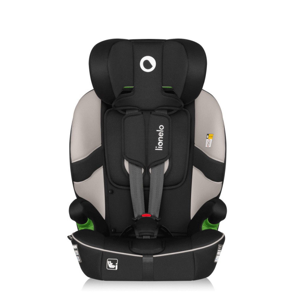 Lionelo Billy i-Size - автокрісло для дитини (76-150 см), система кріплення Isofix та TopTether або автомобільний ремінь • Beige Latte