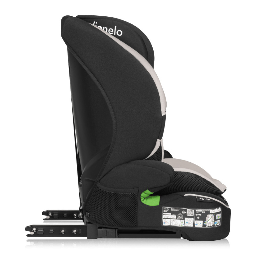 Lionelo Billy i-Size - автокрісло для дитини (76-150 см), система кріплення Isofix та TopTether або автомобільний ремінь • Beige Latte