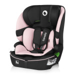 Lionelo Billy i-Size - автокресло для ребенка (76-150 см), система крепления Isofix и TopTether или автомобильный ремень • Pink Baby