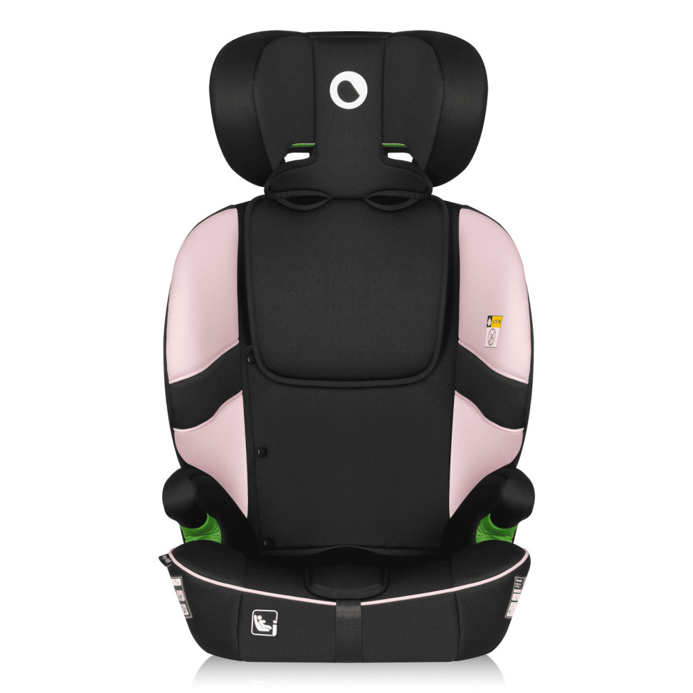 Lionelo Billy i-Size - автокресло для ребенка (76-150 см), система крепления Isofix и TopTether или автомобильный ремень • Pink Baby