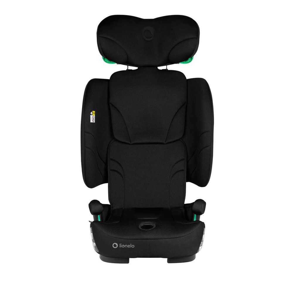 Lionelo Nelly i-Size - складное детское автокресло, крепление ISOFIX и Top Tether • Black Carbon