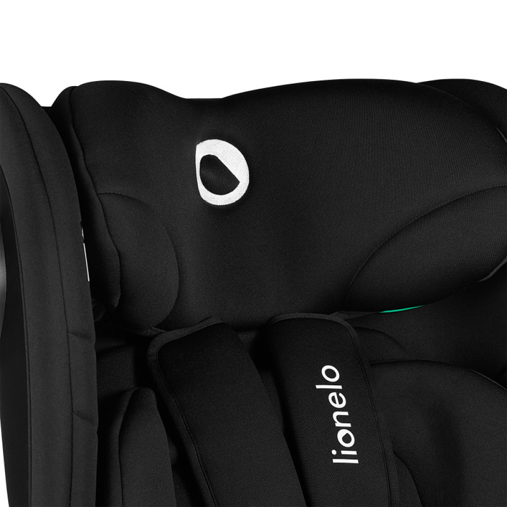 Lionelo Nelly i-Size - складное детское автокресло, крепление ISOFIX и Top Tether • Black Carbon