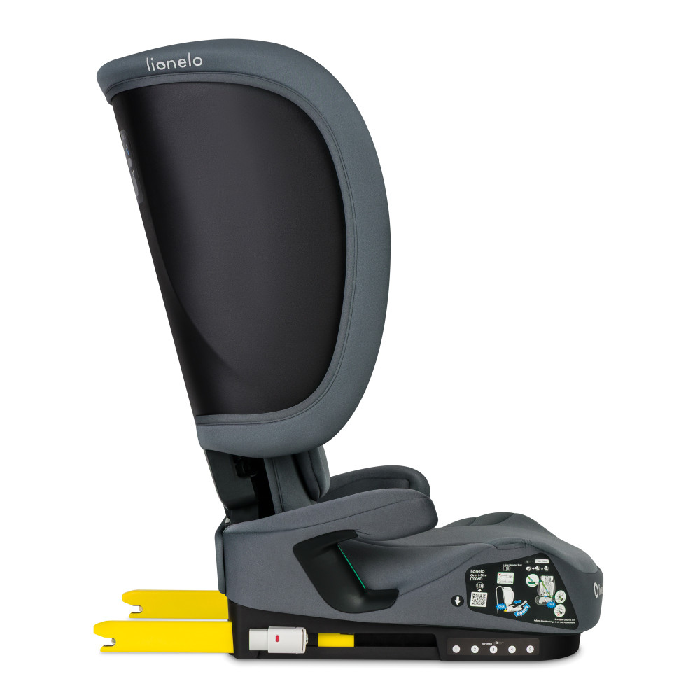 Lionelo Orin i-Size - складное детское автокресло (100 - 150 см) • Grey Graphite