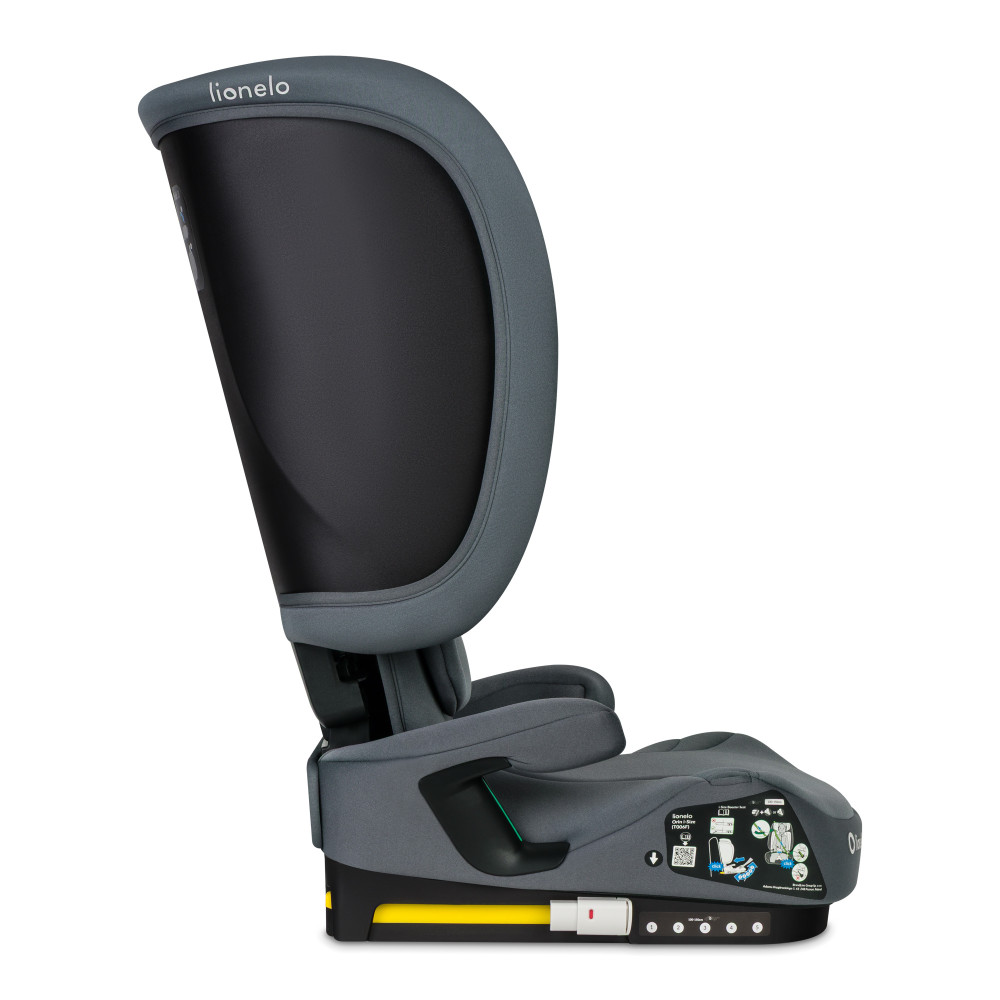Lionelo Orin i-Size - складное детское автокресло (100 - 150 см) • Grey Graphite