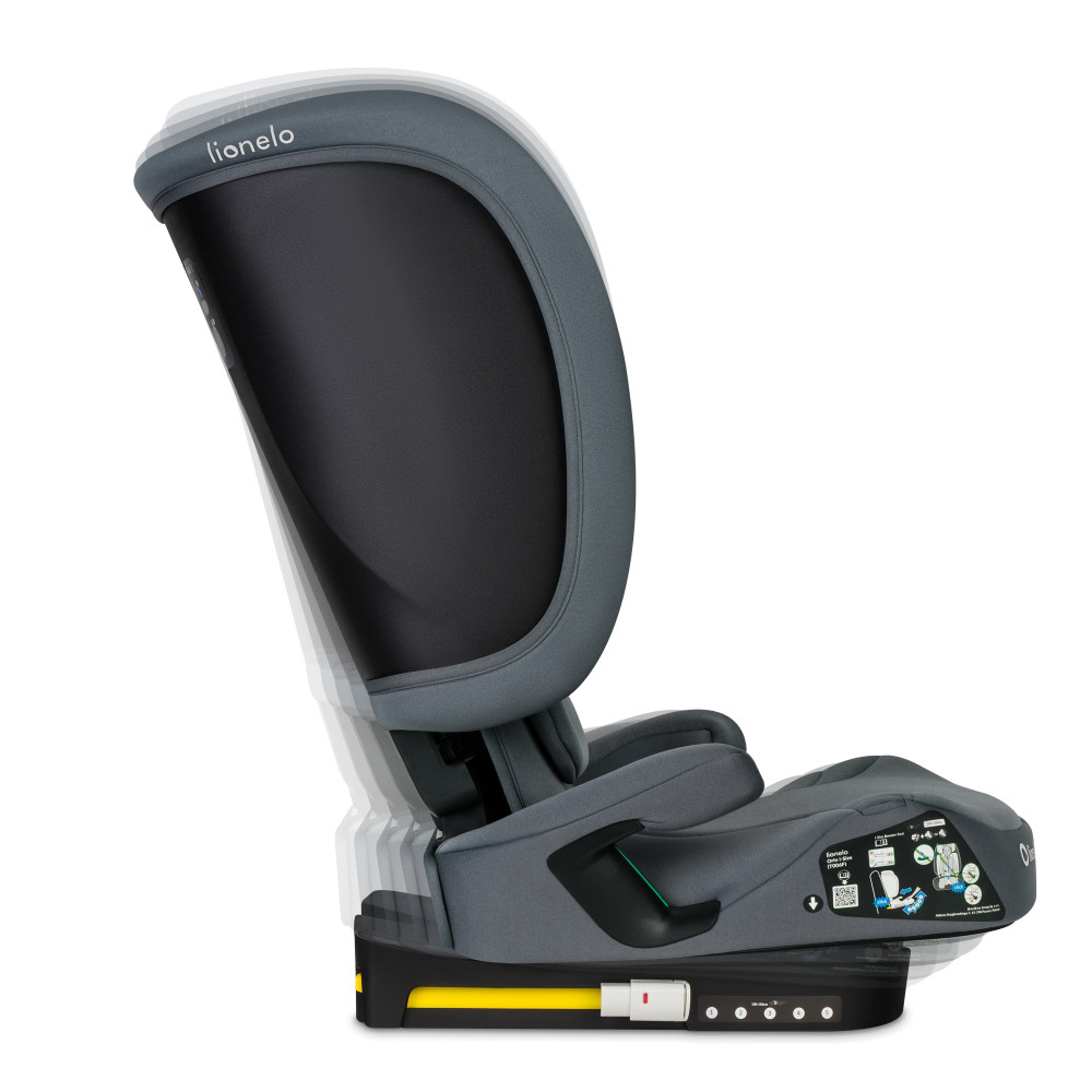 Lionelo Orin i-Size - складное детское автокресло (100 - 150 см) • Grey Graphite