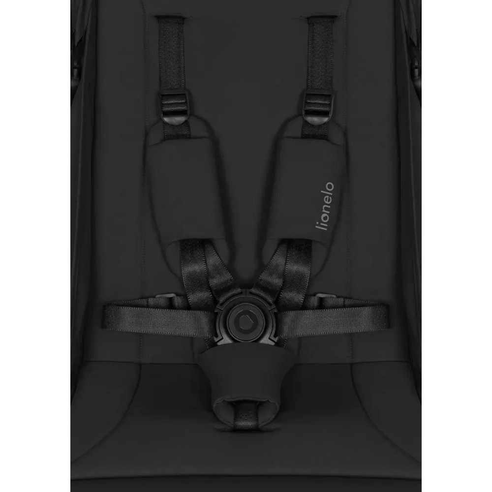 Lionelo Cloe Plus - прогулянкова коляска з автоматичним складанням, компактний візок • Black Onyx