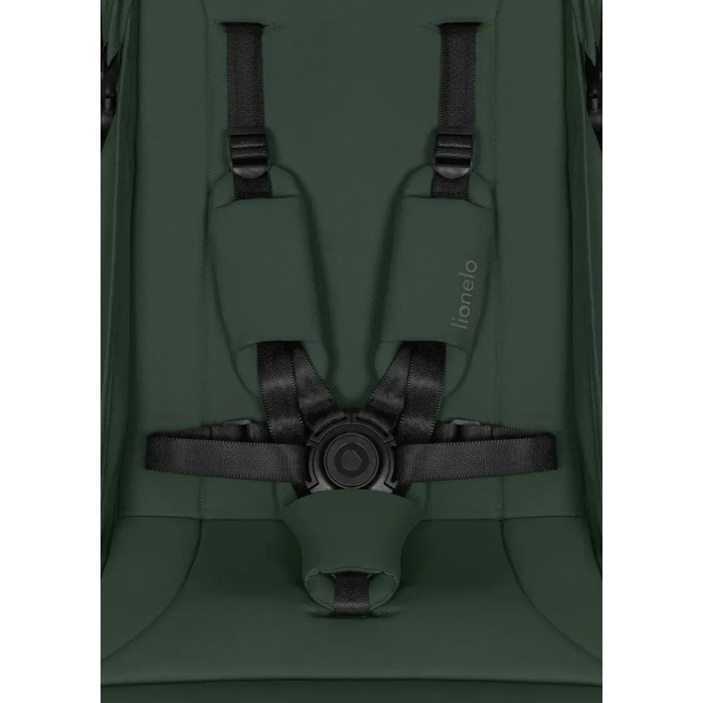 Lionelo Cloe Plus - прогулянкова коляска з автоматичним складанням, компактний візок • Green Sage