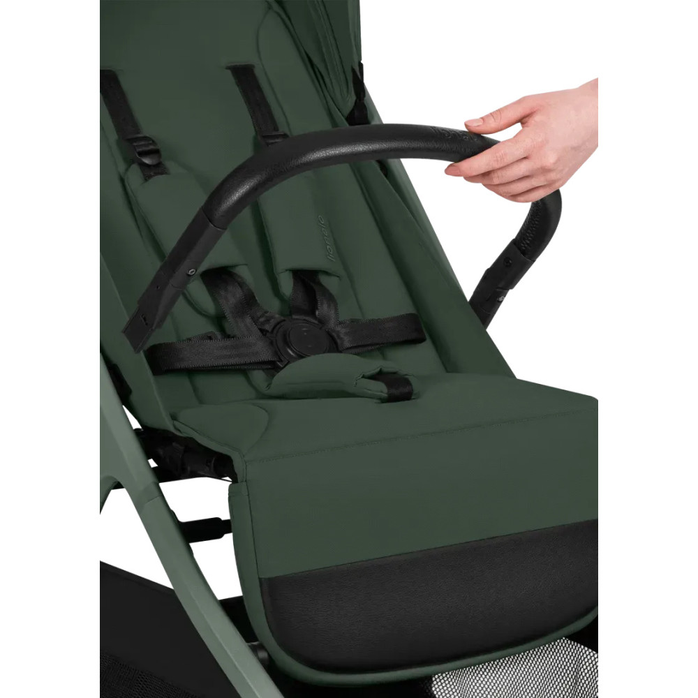 Lionelo Cloe Plus - прогулянкова коляска з автоматичним складанням, компактний візок • Green Sage