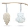 Kinderkraft Mimi - шезлонг-ліжечко з іграшками • Beige Wood (KBMIMI00WOD0000)