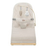 Kinderkraft Mimi - шезлонг-ліжечко з іграшками • Beige Wood (KBMIMI00WOD0000)