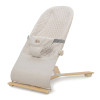 Kinderkraft Mimi - шезлонг-ліжечко з іграшками • Beige Wood (KBMIMI00WOD0000)