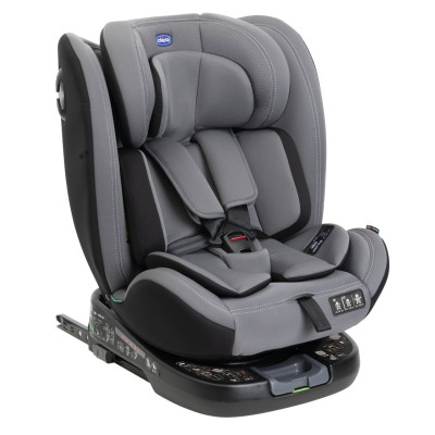 Chicco Unico Evo i-Size - поворотное на 360° автокресло для детей (от рождения до 12 лет / 40 - 150 см), ISOFIX с Top Tether • Grey