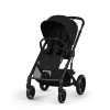 Cybex Balios S Lux 2026 - дитяча коляска 2в1 зі складаною люлькою Fold Lux, всесезонний візок з великими колесами, кошик до 10 кг • BLK Moon Black