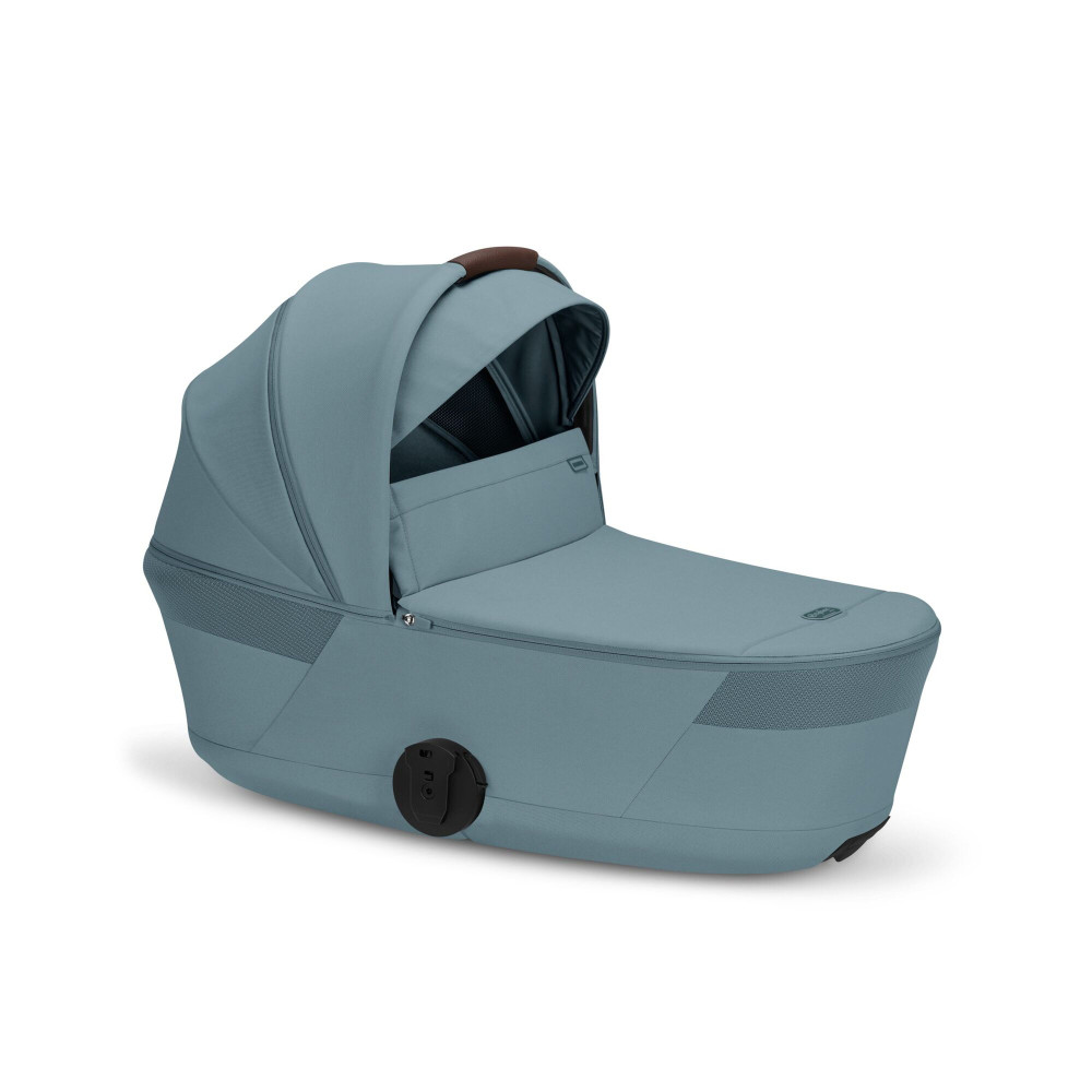 Cybex Balios S Lux 2026 - дитяча коляска 2в1 зі складаною люлькою Fold Lux, всесезонний візок з великими колесами, кошик до 10 кг • TPE Stormy Blue