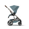 Cybex Balios S Lux 2026 - дитяча коляска 2в1 зі складаною люлькою Fold Lux, всесезонний візок з великими колесами, кошик до 10 кг • TPE Stormy Blue