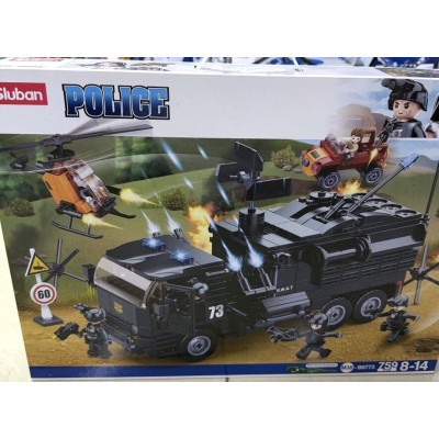 Sluban Police Вантажівка S.W.A.T - конструктор 759 деталей (M38-B0773)